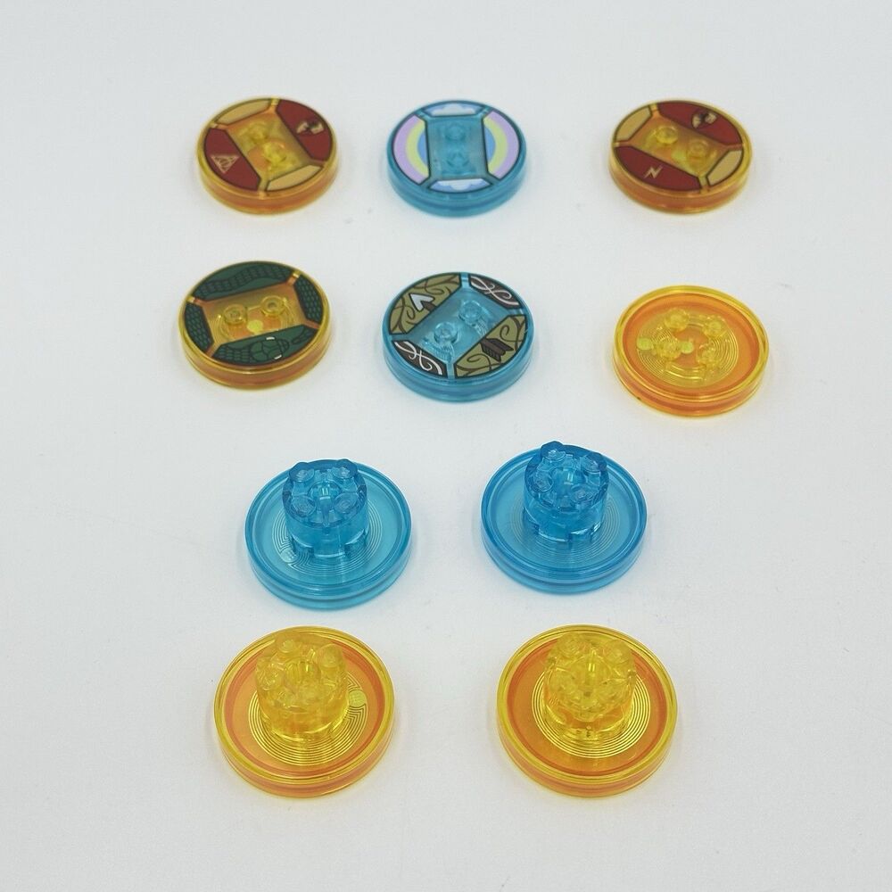 Lot Of 10 Lego Dimensions Toy Tags Discs